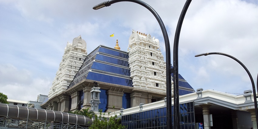 ISKCON Temple, the largest in the world, is one of the places to visit near Lalbagh.