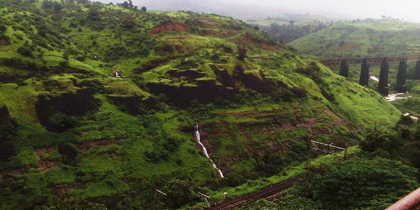 Igatpuri features lush green mountains, waterfalls, and spiritual retreats during monsoon.
