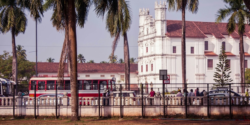 An image of a white church similar to one in Indore, one of the places to visit in indore