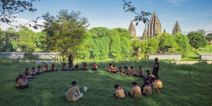 An image of the breathtaking views of Prambanan Temple.