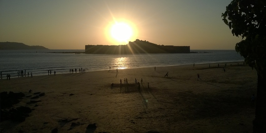 Fort Murud Janjira, Maharashtra, showcasing its impressive architecture and coastline.