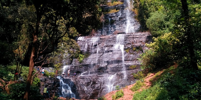 Jhari Waterfalls is a beautiful cascade surrounded by lush greenery and serenity.