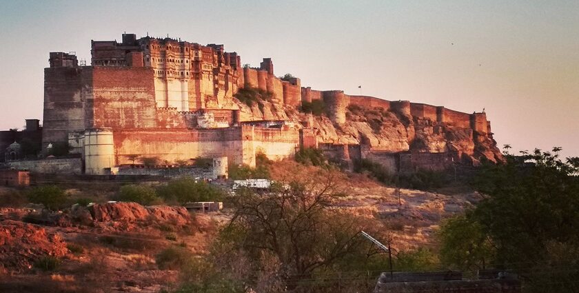 The majestic Jodhpur forts offer a peek into Rajasthan's rich history.