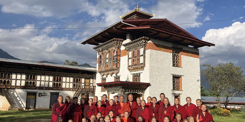 Julichen Nunnery is located near the Rizong Monastery and 26 nuns live here