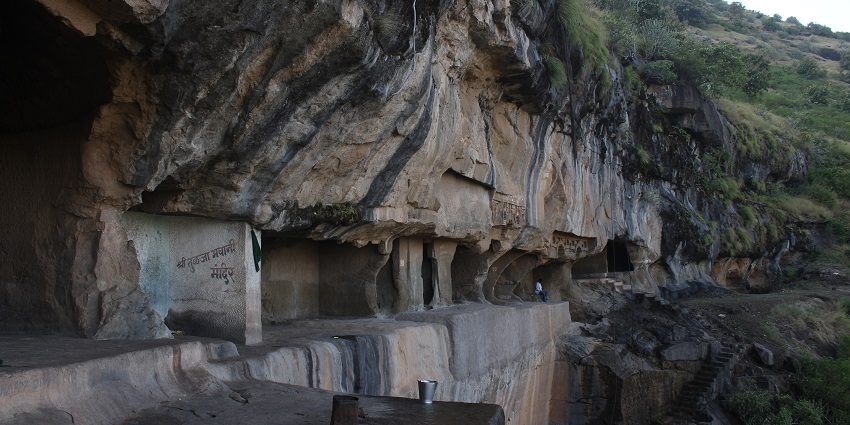 The Buddhist caves of the Junnar cave, a popular tourist attraction near the fort