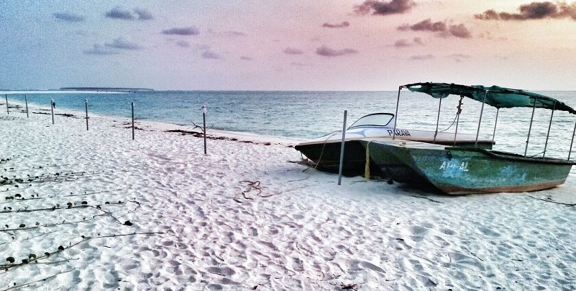 Scenic view of Kadmat Island, capturing nature's beauty while waiting for the season.