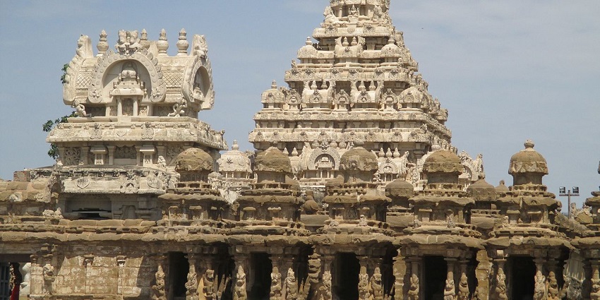 View of Kailasanathar temple, one of the famous places to visit in Kanchipuram.