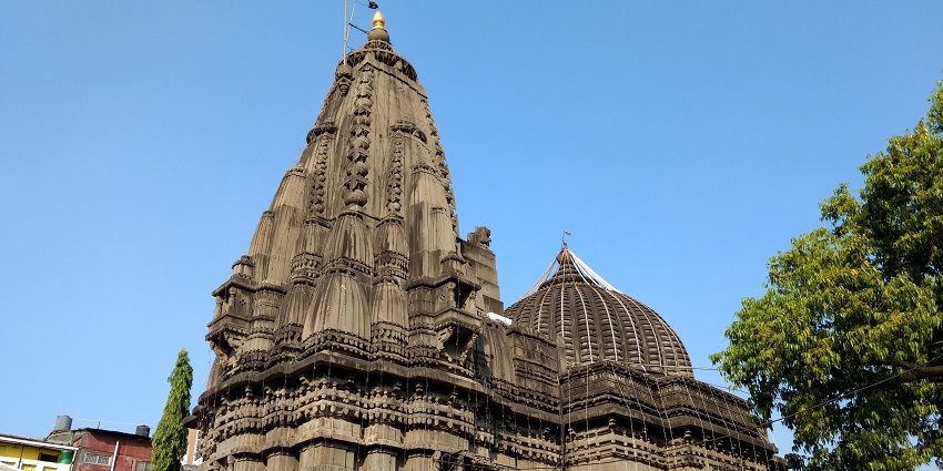 The amazing exteriors of the Kalaram Temple showcasing its primitive architecture.