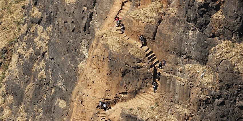 Kalavantin Durg is among the most dangerous forts in Maharashtra with a Steep trek