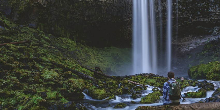 Places to visit in Horanadu feature a waterfall perfect for nature walks and relaxation