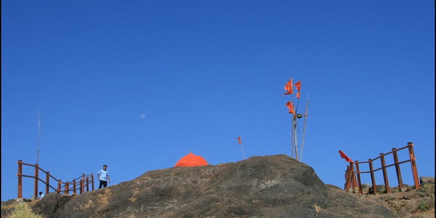 Panoramic view from Kalsubai Peak, Maharashtra's highest mountain summit.