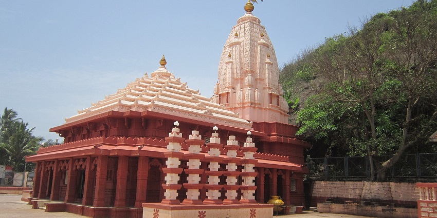 View of the Ganesha temple, a popular destination near Durgadi Fort