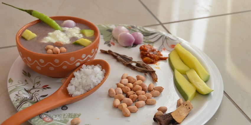 Traditional pearl millet porridge, refreshing and nutritious during summer