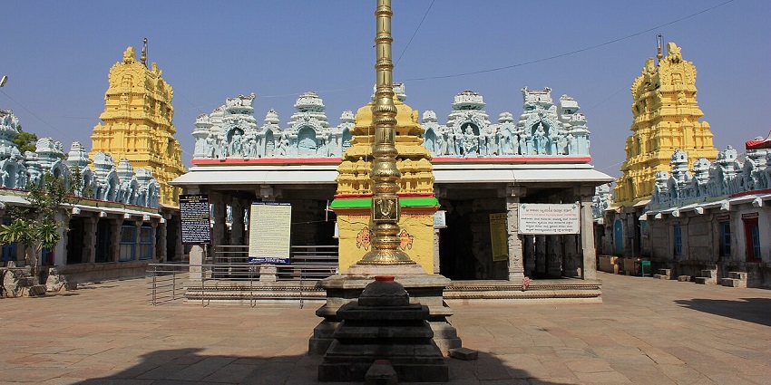 An image of the ancient Jain pilgrimage site Kanakagiri Kshetra - places to visit in Bandipur.