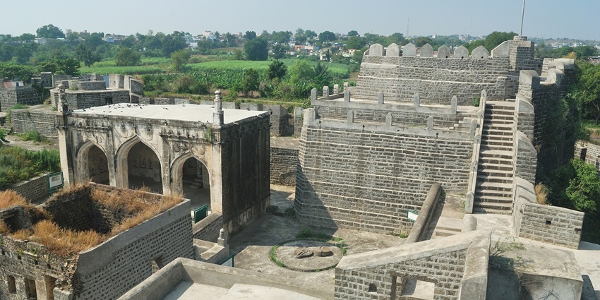 The ancient fort with a rich history and impressive architectural ruins.