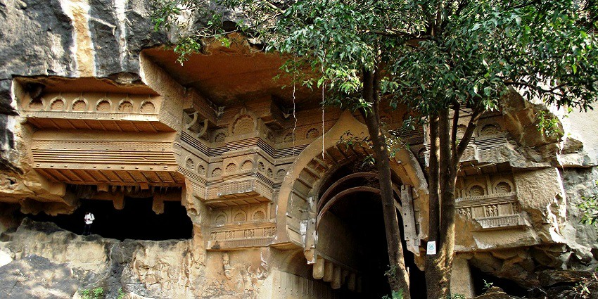 Places to visit in April in Maharashtra feature Karjat; 's trekking trails, Ulhas River, and scenic mountains.