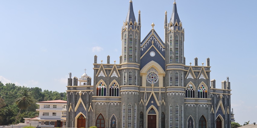 St Lawrence Church in Karkala, one of the places to visit near Manipal.