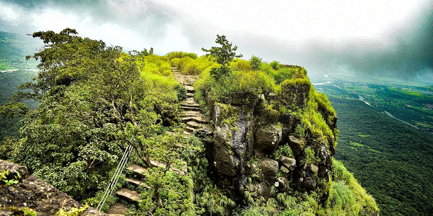 Beautiful view of Karnala Fort surrounded by greenery in wildlife sanctuaries in Mumbai!