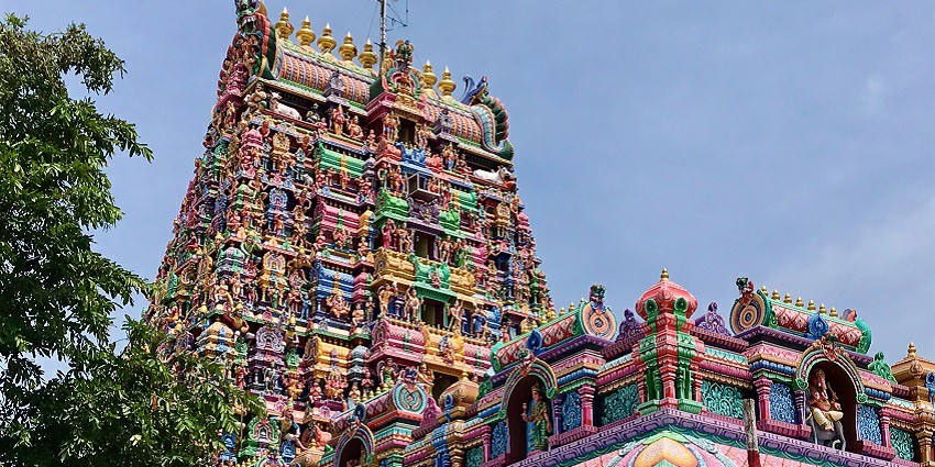 Karpaka Vinayakar temple is a rock cut temple from early Pallava era