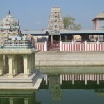 The Karumariamman Temple, a serene religious site of worship in Tamil Nadu, India