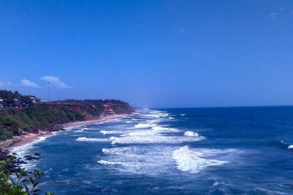 Kayaking in Varkala is a surreal experience due to its scenic backwaters and calm waves.