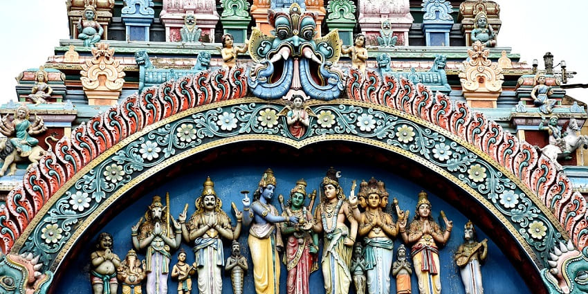 An image of Kayarohanaswami Temple, radiating beauty.