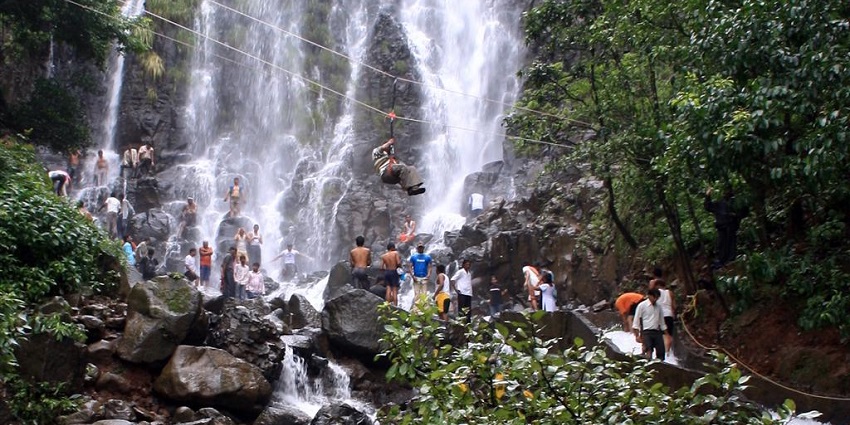 Kelji & Bhosale Waterfall is a serene beauty that is perfect for relaxation and comfort