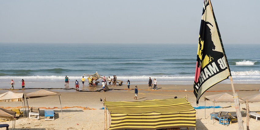 Kelva Beach is a pristine stretch of seashore and a popular weekend gateway for tourists from Mumbai.