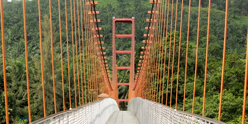 The Kemmannu Hanging Bridge offer scenic views, coconut groves, and tranquillity.