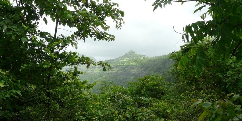 Stunning view from Khandala Ghat, a popular hill station in Maharashtra, India.