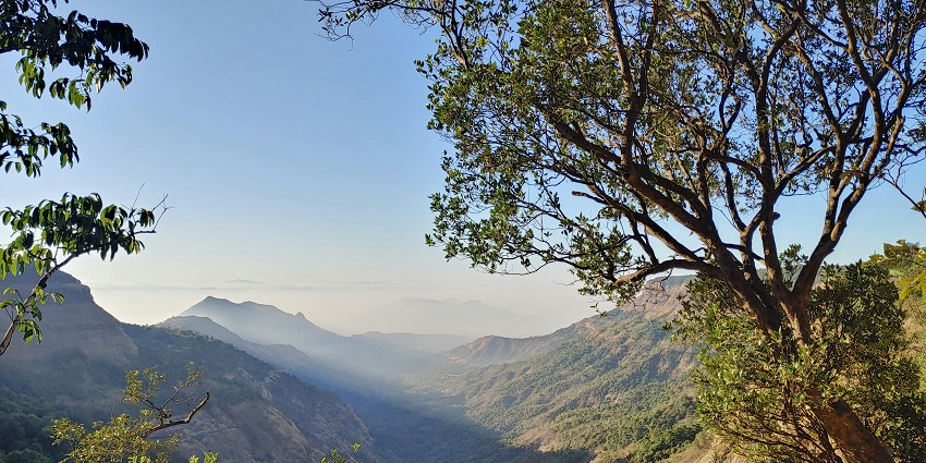 A picture of the Khandoba Tekdi, one of the breathtaking spots in Mumbai for trekking.