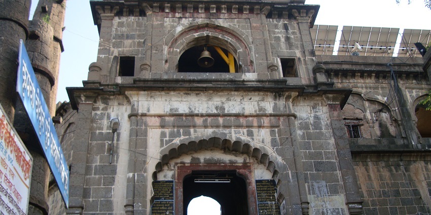 A sacred shrine dedicated to Lord Khandoba, symbolizing divine protection.