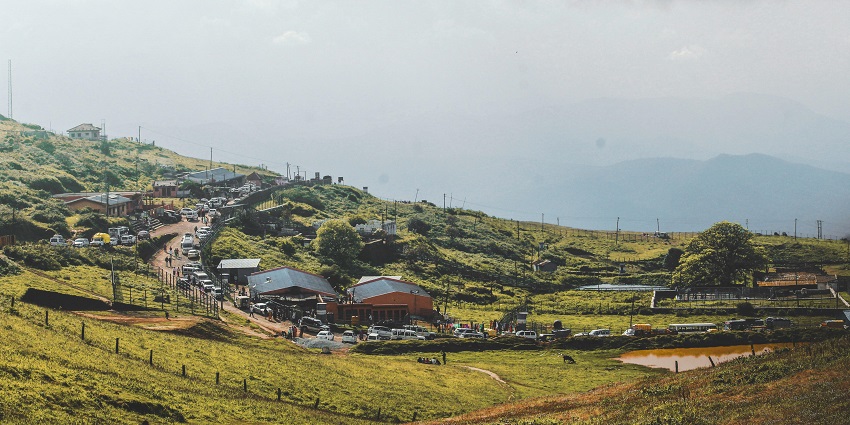 The beautiful view of Khandwa hill station with vivid landscapes and panoramic views.