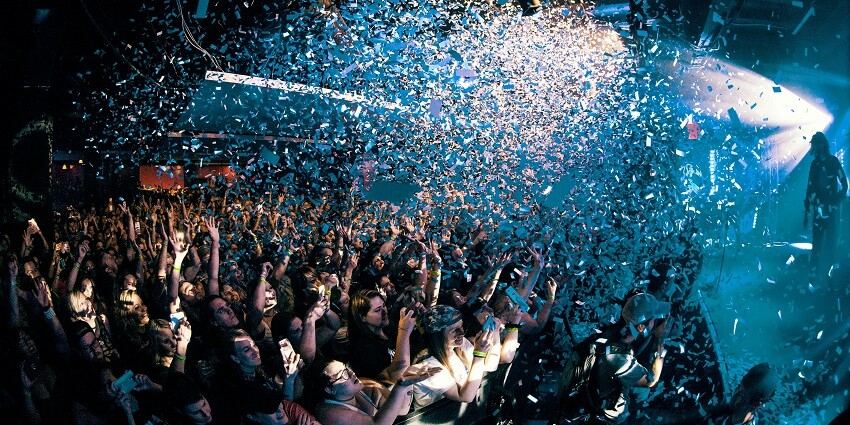 Guests enjoying at the party places in Delhi.