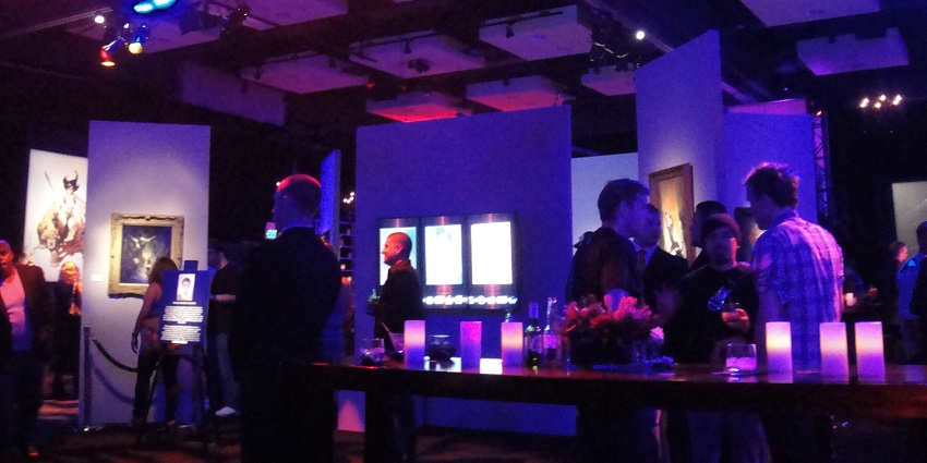 Exciting environment at a party in Klub hermis.