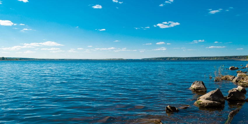 Kohka Lake surrounded by dense greenery and scenic beauty