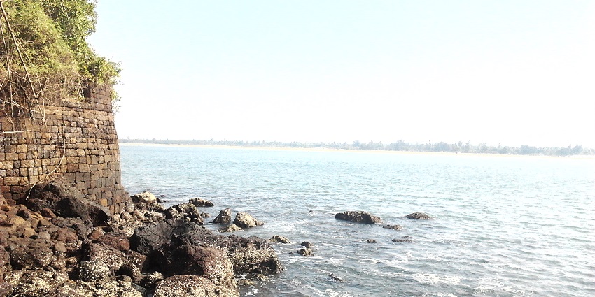 Kolaba Fort, the historic naval station, is accessible during low tide