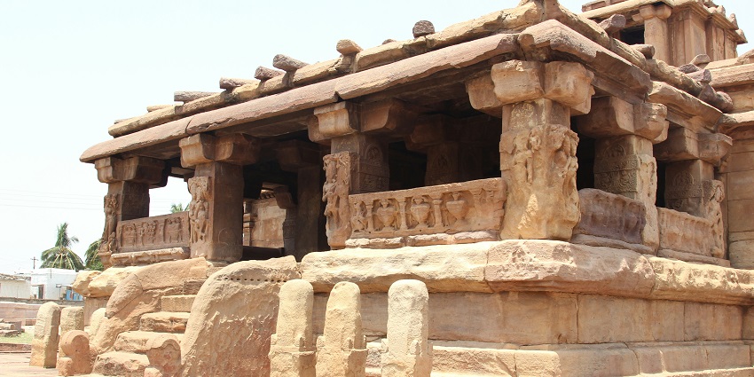 A glimpse of the Konti Group of Temples, one of the best places to visit in Aihole.