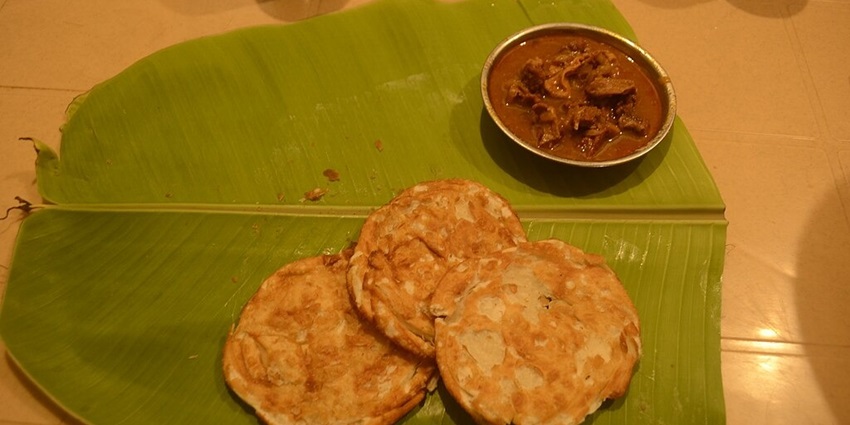 The best food in Trichy is the shredded parotta stir-fried with vegetables, and spices
