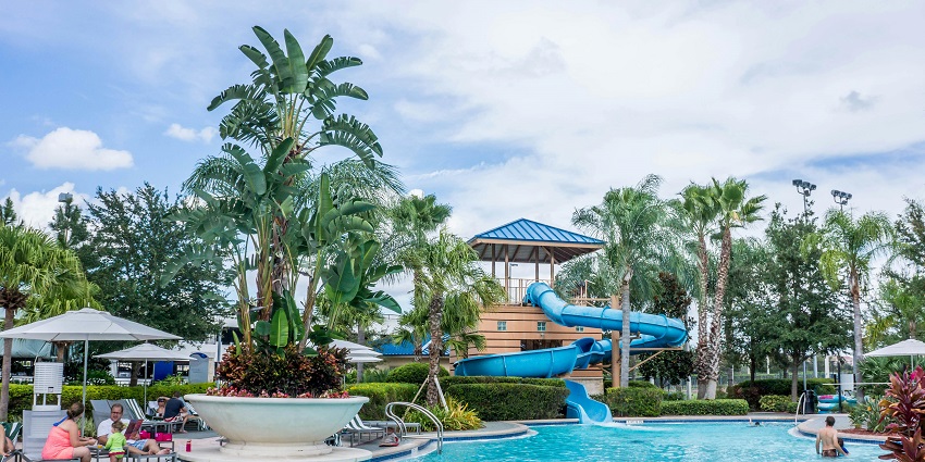 Slide at the exciting water parks which is one of the best things to do in Anaikatti.
