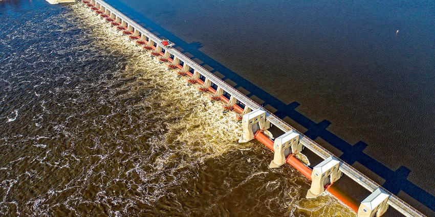 Koynanagar dam surrounded by hills, offering an unique experience