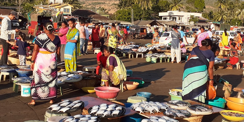 Kudal Bazar is a vibrant market with local crafts, spices, and produce.