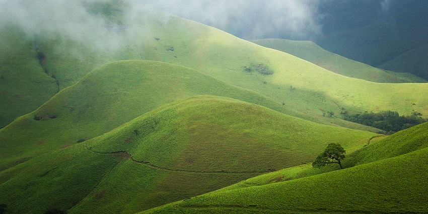 One of the places to visit in Karnataka in July is Kuduremukha Peak, an iconic tourist spot.