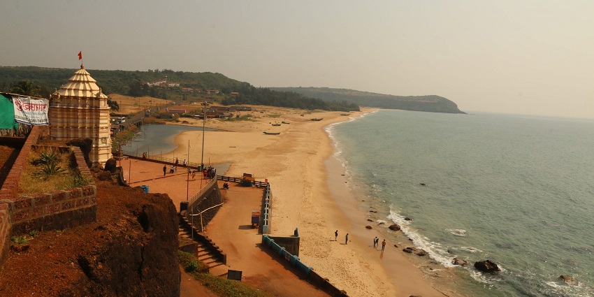 Kunkeshwar Beach offers serene waves, sunset views, and exciting water sports.