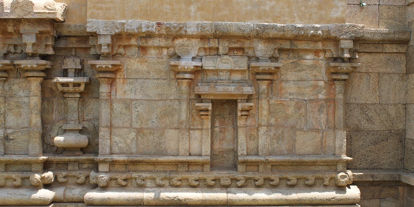 Beautiful rock cut pillar on display in the famous spiritual attraction of the region.