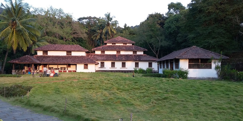 An image of an old house in Kuppalli is among the serene escapes in Karnataka, India.