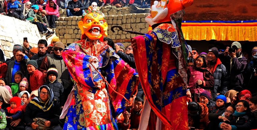 Cham Dance is also performed in the Ladakh Harvest Festival to have a marvellous time.