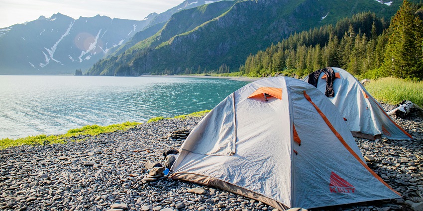 An enchanting view of Jalsrushti Island, one of the top places for camping in Mulshi.