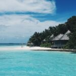 Panoramic image of a resort on the Island chain which is perfect for Lakshadweep nightlife in India Ocean