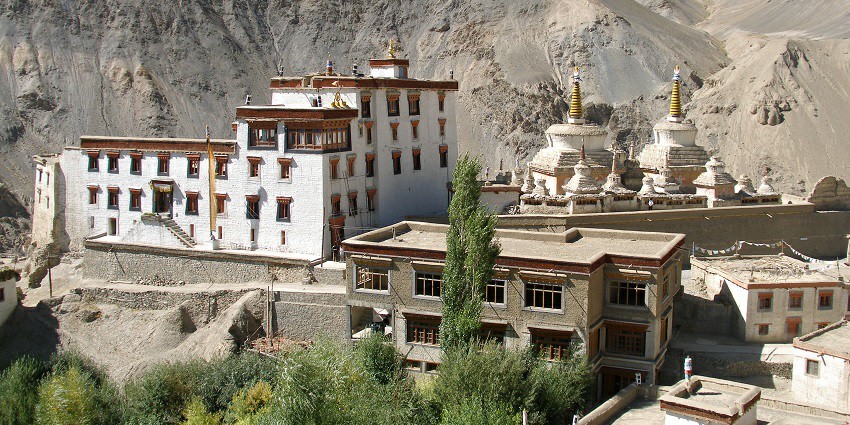 Lamayuru Monastery is one of the biggest monasteries in Ladakh that have richly painted murals